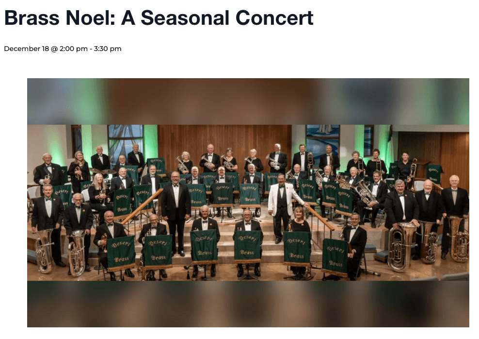 Brass Noel: A Seasonal Concert